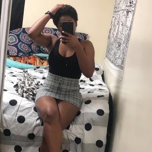 Plaid Mini Skirt